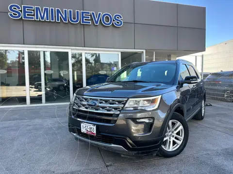 Ford Explorer XLT Piel usado (2018) color Gris Oscuro precio $450,000