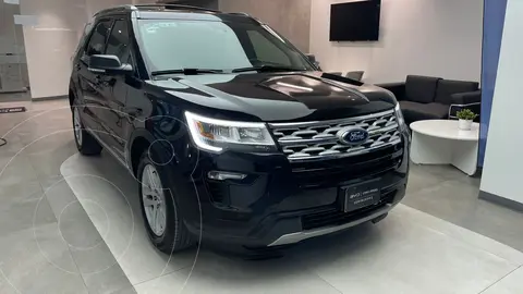 Ford Explorer XLT usado (2019) color Negro financiado en mensualidades(enganche $175,560 mensualidades desde $7,542)