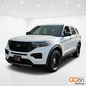 Ford Explorer POLICE usado (2025) color FORBB  BLANCO OXFORD precio $700,000