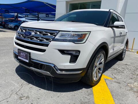 Ford Explorer Limited usado (2019) color Blanco financiado en mensualidades(enganche $192,500 mensualidades desde $19,590)
