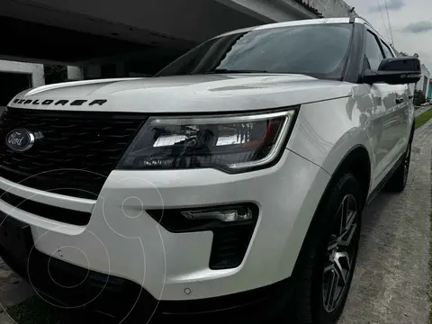 Ford Explorer Sport 4x2 Aut usado (2018) color Blanco precio $418,000