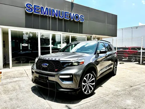 Ford Explorer Limited usado (2022) color Gris Oscuro financiado en mensualidades(enganche $182,380 mensualidades desde $20,475)