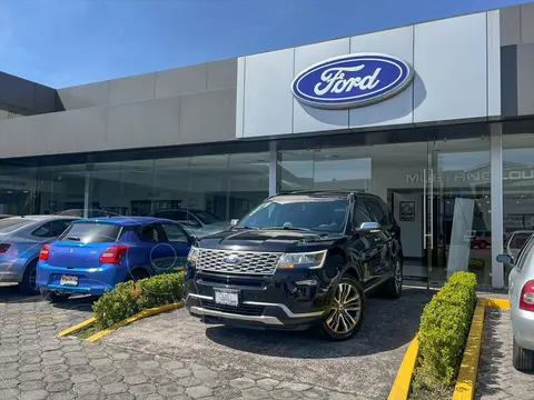 Ford Explorer Platinum 4x4 usado (2018) color Negro precio $665,000