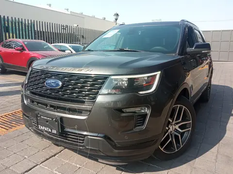 Ford Explorer Sport 4x4 usado (2018) color Gris financiado en mensualidades(enganche $166,250 mensualidades desde $16,602)