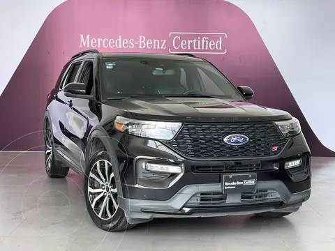 Ford Explorer Limited usado (2021) color Negro financiado en mensualidades(enganche $338,580 mensualidades desde $14,545)