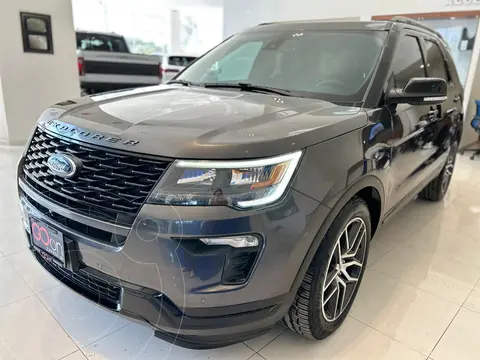Ford Explorer Sport 4x4 usado (2019) color Gris financiado en mensualidades(enganche $141,428 mensualidades desde $10,815)