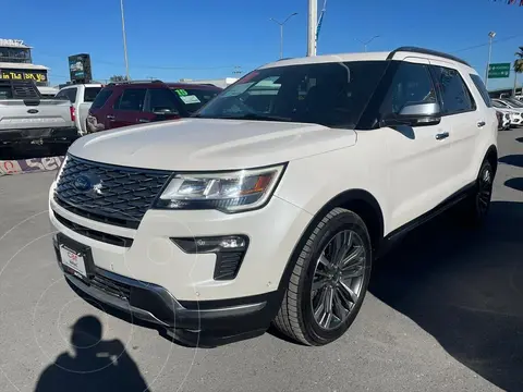 Ford Explorer Platinum 4x4 usado (2019) color Blanco precio $598,000