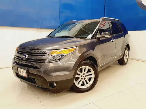 Ford Explorer XLT Piel usado (2015) color Gris financiado en mensualidades(enganche $89,750 mensualidades desde $6,451)