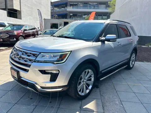 Ford Explorer Limited usado (2019) color plateado financiado en mensualidades(enganche $125,350 mensualidades desde $9,585)