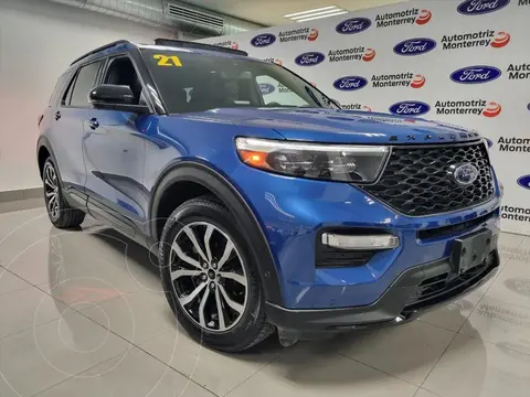 Ford Explorer ST 4WD usado (2021) color Azul precio $800,000