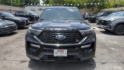 Ford Explorer Platinum 4x4 usado (2020) color Negro financiado en mensualidades(enganche $192,500 mensualidades desde $34,262)