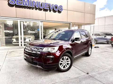 Ford Explorer XLT Piel usado (2018) color Rojo precio $399,000