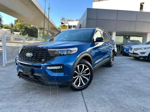 Ford Explorer Limited usado (2021) color Azul financiado en mensualidades(enganche $169,400 mensualidades desde $19,018)