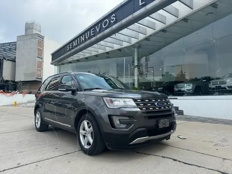 Ford Explorer XLT Piel usado (2017) color Gris Oscuro precio $390,000