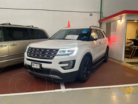 Ford Explorer Limited usado (2017) color Blanco Platinado financiado en mensualidades(enganche $105,000 mensualidades desde $13,000)