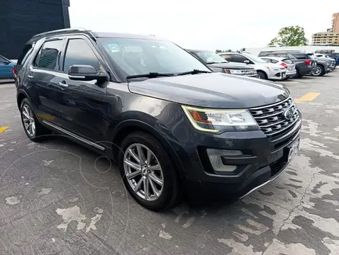 Ford Explorer Limited usado (2017) color Gris Nocturno precio $460,000