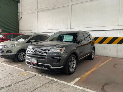 Ford Explorer Limited usado (2018) color Gris Nocturno financiado en mensualidades(enganche $122,500 mensualidades desde $13,000)