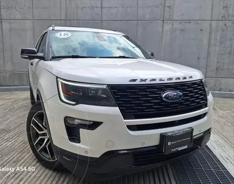 Ford Explorer Sport 4x4 usado (2018) color Blanco precio $435,000