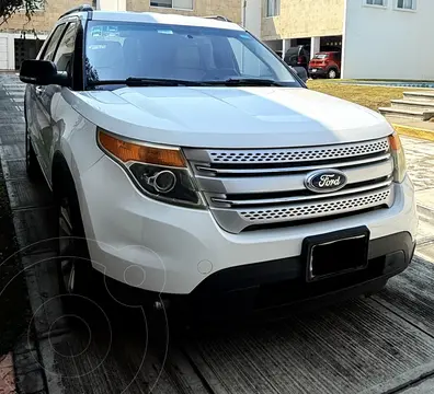 Ford Explorer XLT Piel usado (2013) color Blanco Platinado precio $175,000