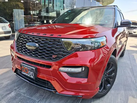 Ford Explorer Platinum 4x4 usado (2020) color Rojo financiado en mensualidades(enganche $223,750 mensualidades desde $16,222)