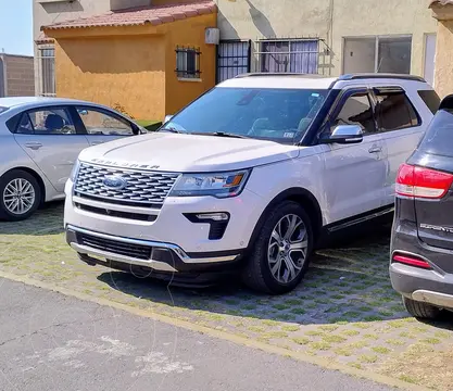 Ford Explorer Platinum 4x4 usado (2018) color Blanco precio $340,000