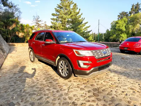 Ford Explorer Limited usado (2017) color Rojo Rubi precio $269,000