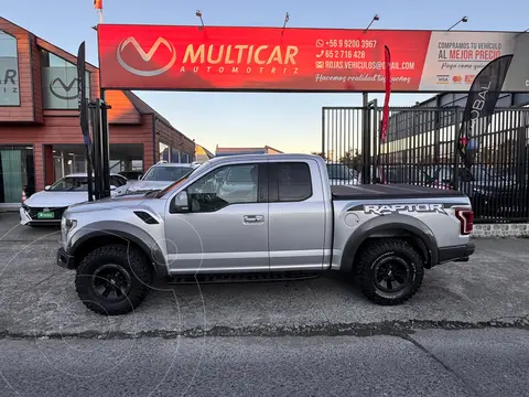Ford F-150 Raptor 3.5L Ecoboost usado (2017) color Gris Plata  financiado en cuotas(pie $6.180.000)