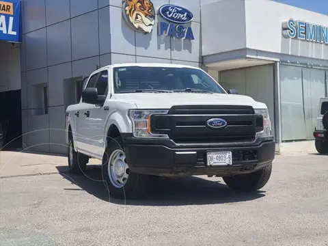Ford F-150 XL 4x4 5.0L Crew Cabina usado (2019) color Blanco precio $360,000