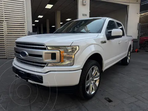 Ford F-150 Doble Cabina 4x4 V8 usado (2020) color Blanco financiado en mensualidades(enganche $126,000 mensualidades desde $18,743)