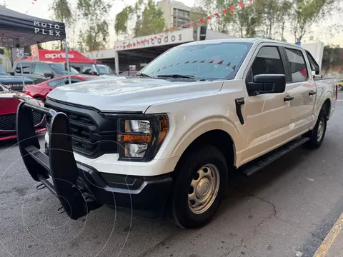 Ford F-150 Doble Cabina 4x2 V6 usado (2023) color Blanco financiado en mensualidades(enganche $185,300 mensualidades desde $14,170)