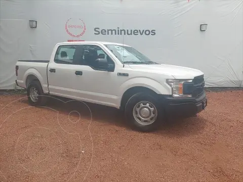 Ford F-150 XL 4x4 5.0L Crew Cabina usado (2018) color Blanco precio $469,000