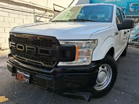 Ford F-150 Cabina Regular 4x4 V6 usado (2018) color Blanco financiado en mensualidades(enganche $174,400 mensualidades desde $13,336)