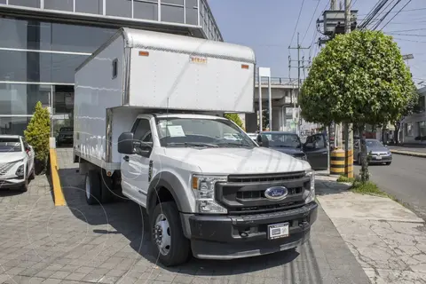 Ford F-450 XL Diesel usado (2022) color Blanco Oxford financiado en mensualidades(enganche $385,650 mensualidades desde $20,380)