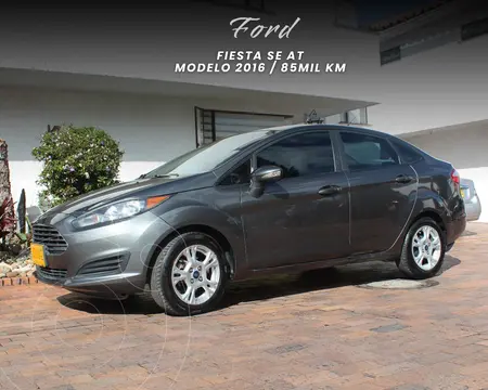 Ford Fiesta Sedan SE Aut usado (2016) color Gris Nocturno precio $40.500.000