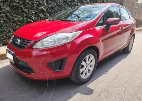 Ford Fiesta Sedan First Ac Aut usado (2012) color Rojo precio $98,700