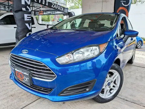 Ford Fiesta Sedan SE usado (2019) color Azul financiado en mensualidades(enganche $50,412 mensualidades desde $3,855)