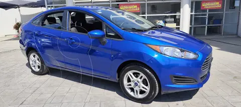 Ford Fiesta Sedan SE Aut usado (2019) color Azul financiado en mensualidades(enganche $47,402 mensualidades desde $6,799)