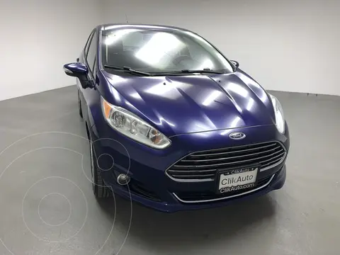 Ford Fiesta Sedan Titanium Aut usado (2016) color Azul financiado en mensualidades(enganche $43,000 mensualidades desde $5,500)