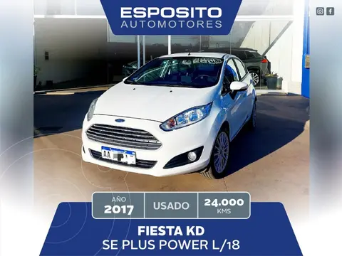 Ford Fiesta  FIESTA  1.6 5P SE PLUS POWER. (KD) usado (2017) color Blanco precio $18.200.000