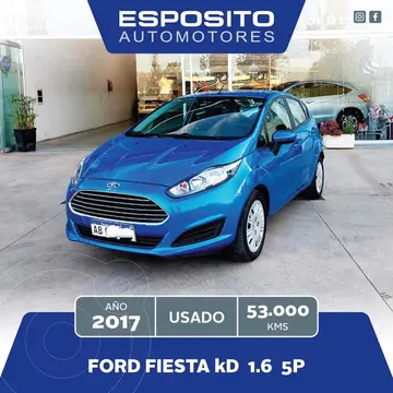 Ford Fiesta  FIESTA  1.6 5P S              (KD) usado (2017) color blue precio $15.500.000