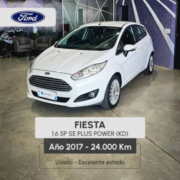 Ford Fiesta  FIESTA  1.6 5P SE PLUS POWER. (KD) usado (2017) color Blanco precio $19.500.000