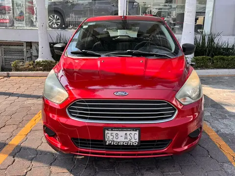 Ford Figo Hatchback Impulse A/A usado (2017) color Rojo Rubi financiado en mensualidades(enganche $62,969 mensualidades desde $5,091)