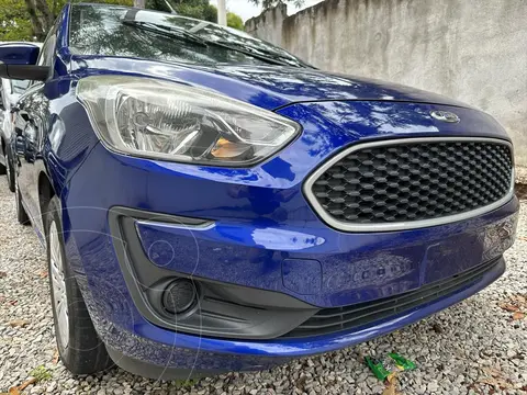 Ford Figo Sedan IMPULSE TM A/A 4 PTAS 1.5L usado (2020) color Azul Elctrico precio $199,999