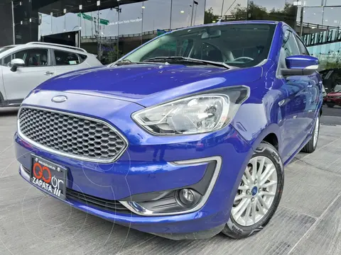 Ford Figo Sedan Titanium Aut usado (2021) color Azul financiado en mensualidades(enganche $71,250 mensualidades desde $5,166)