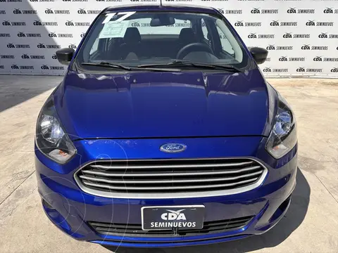 Ford Figo Sedan Impulse Aut A/A usado (2017) color Azul Electrico precio $195,000