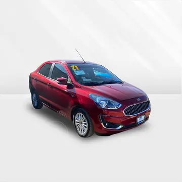 Ford Figo Sedan TITANIUM usado (2021) color Rojo precio $295,000