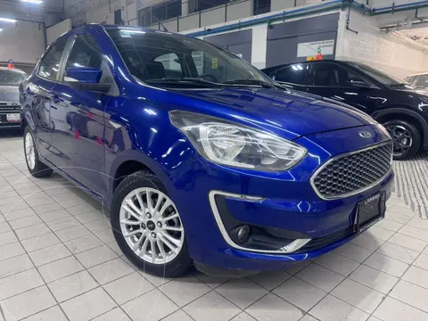 Ford Figo Sedan Titanium Aut usado (2019) color Azul financiado en mensualidades(enganche $62,658 mensualidades desde $2,692)