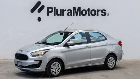 Ford Figo Sedan Impulse Aut A/A usado (2019) color plateado precio $139,000