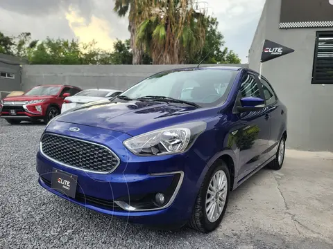 Ford Figo Sedan Titanium Aut usado (2020) color Azul financiado en mensualidades(enganche $47,475 mensualidades desde $3,935)