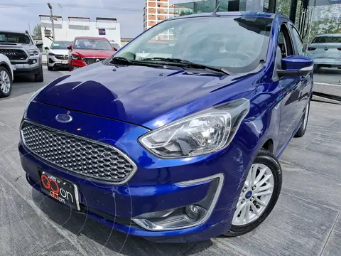Ford Figo Sedan Titanium Aut usado (2021) color Azul financiado en mensualidades(enganche $55,862 mensualidades desde $4,272)